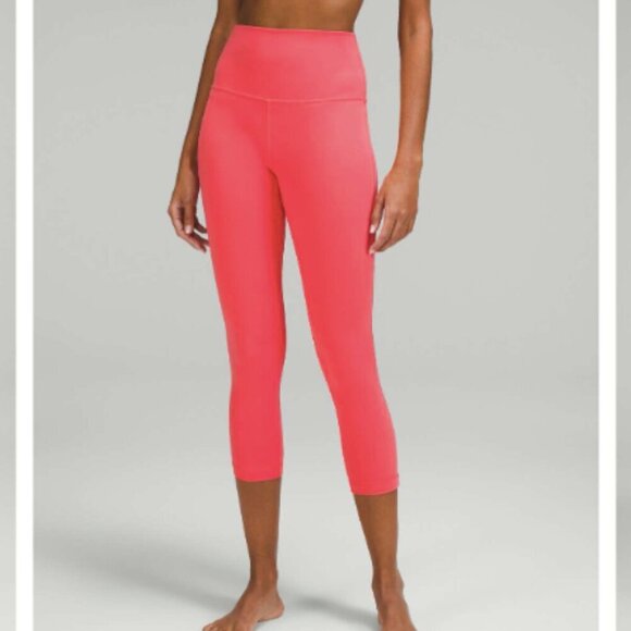 Lululemon Align High-Rise Crop 23" Pale Raspberry 6 - Picture 11 of 13